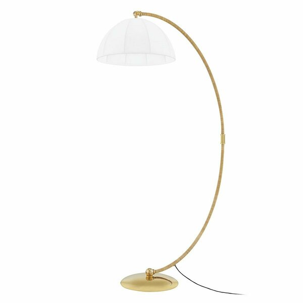 Hudson Valley 1 Light Floor Lamp L1668-AGB